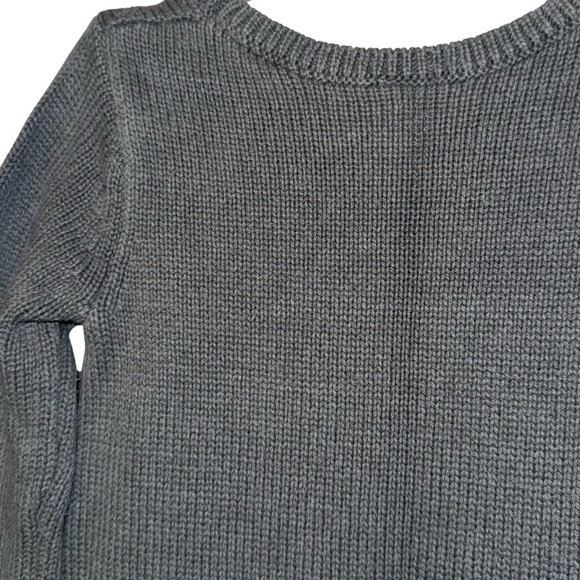 Gymboree gray bear knit sweater dress size 6. - Picture 6 of 7